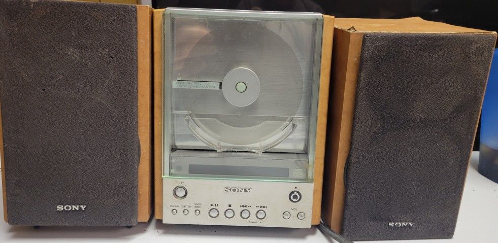 Sony CMT-EX1 Hi-Fi Radio CD Player Stereo System No Remote (Please Read Description)