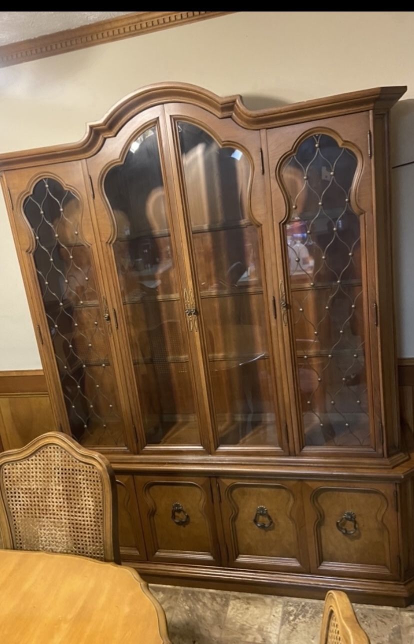 China Cabinet Good Condition 2 PCs.