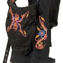  Ergo Baby Original Collection baby carrier with a "Bamboo Forest" embroidered design.