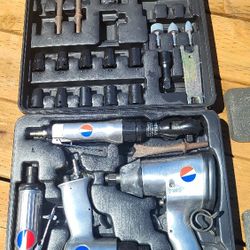 New - Never Used Devilbiss Air Power Tool Set - In Case