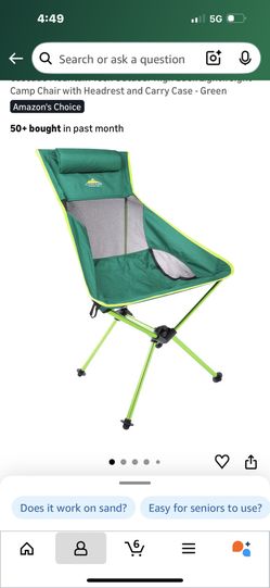 Cascade Mountain Tech Folding Outdoor Chairs