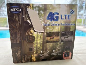 4G LTE Solar Cellular Trail Camera