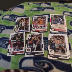 Basketball Star Cards Bundle Including Zion. James, Leonard, Green, Irving. Durant, Giannis,  Alexander, Gobert Green Halos See Below 