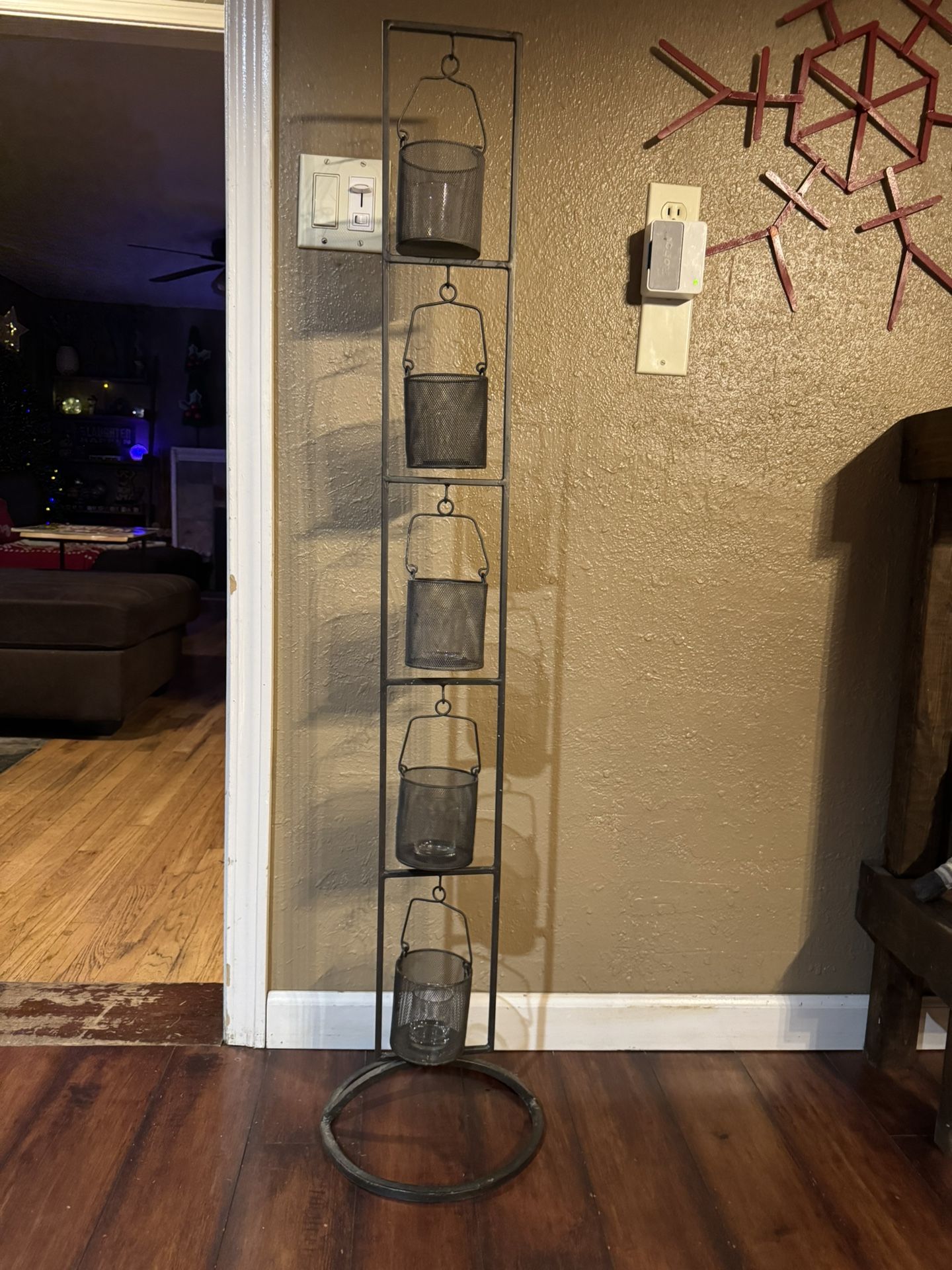 Tall Iron Candle Hold