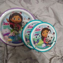 Gabby's Dollhouse Party Plates New