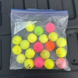 Bag Of 20 Premium Color Golf Balls