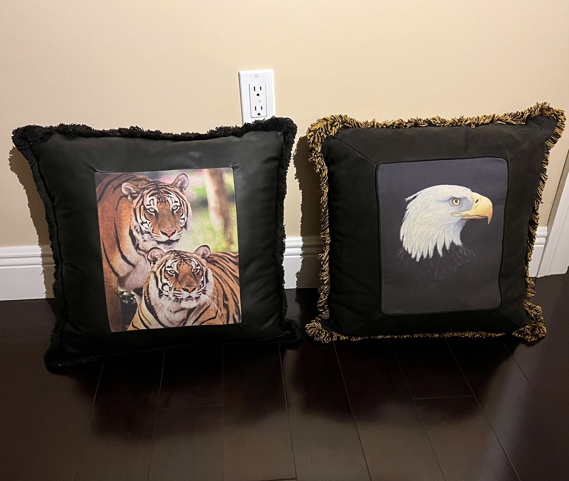 Leather & Suede Designer Pillows, High Quality Materials