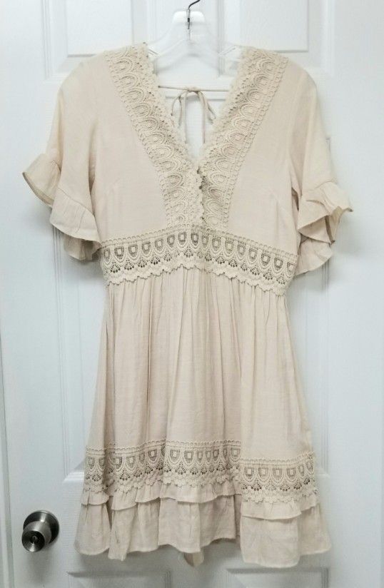 Beige Wishlist Apparel Dress S
