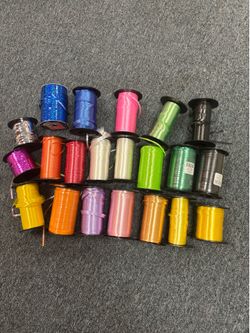 Curly Ribbon (21) different colors