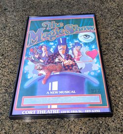 David Byrd Doug Henning's The Magic Show A New Musical Poster vintage 1974 frame