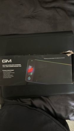 Gaming rgb mousepad with wireless charger