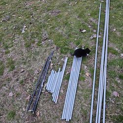 Wheatland Galvanized Metal Pipes -1/2 diameter. Conduit.