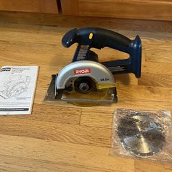 New 5.5 Inch Cordless Ryobi Circular Saw (Tool Only) 