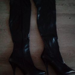 Knee High High Heal Boots