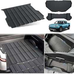 2022-2024 Rivian R1T Bed Mat and Front Cargo Liners Mats
