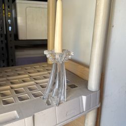 Beautiful Lead Crystal Shooting Star Candle Holder 