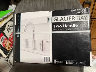 Glacier Bay Two Handle Bathroom Faucet Chrome