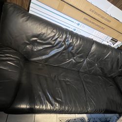Black Leather Sofa Free