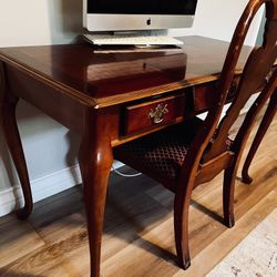 Desk & Chair Set Vintage Style