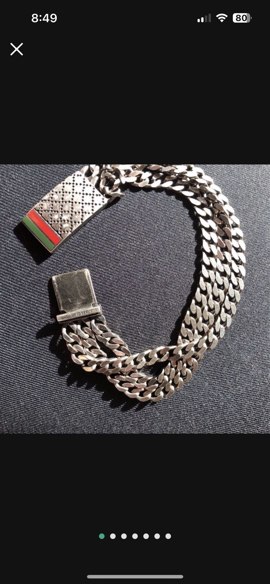 Gucci bracelet 8.25” -  VINTAGE (25yrs)