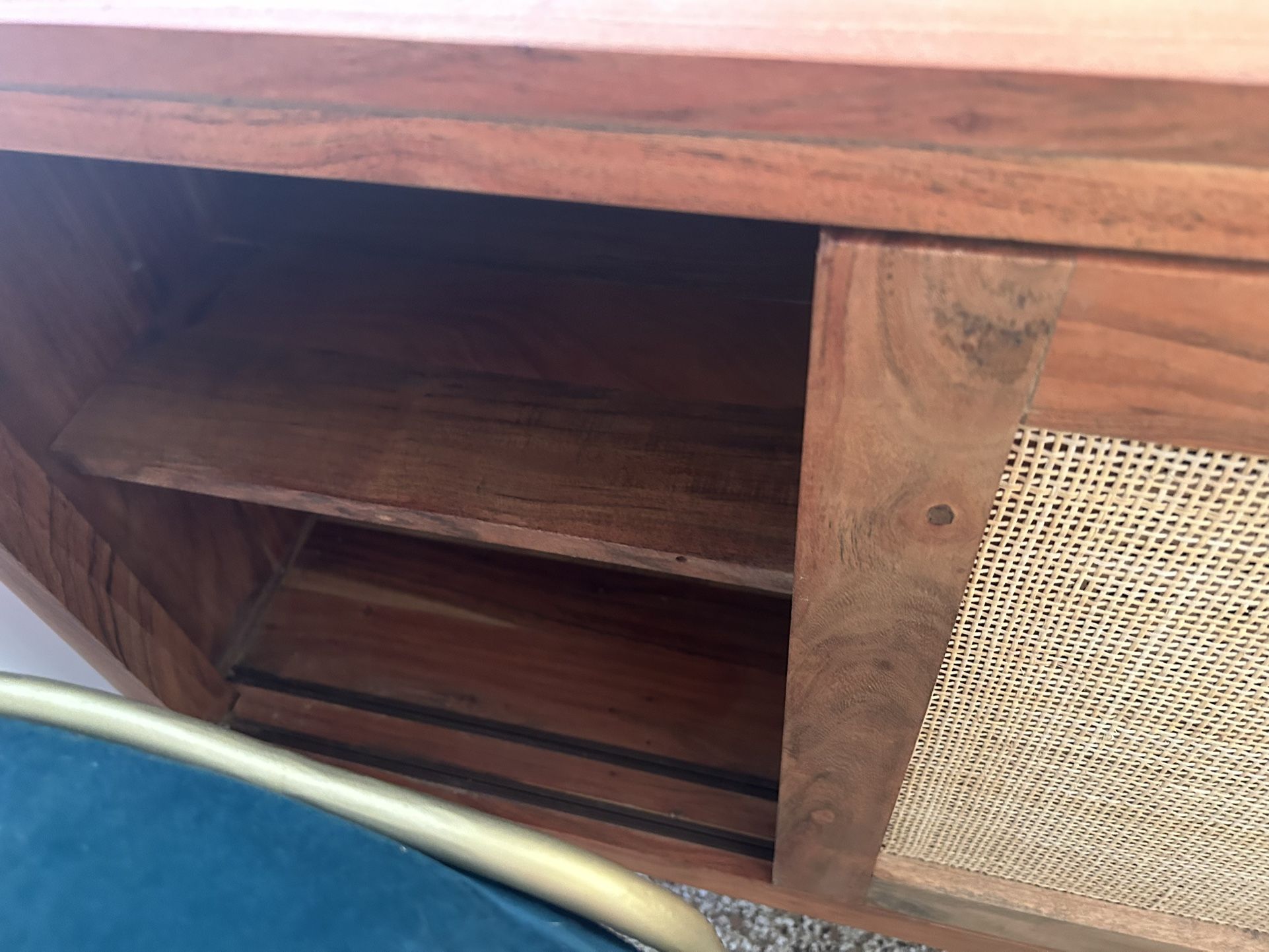 Smyrna Sideboard Cabinet Console Nadeau Furniture Boho Rustic Rattan