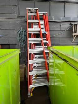 8 ft A-frame ladders