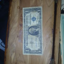 1957 One Dollar Silver Certificate 