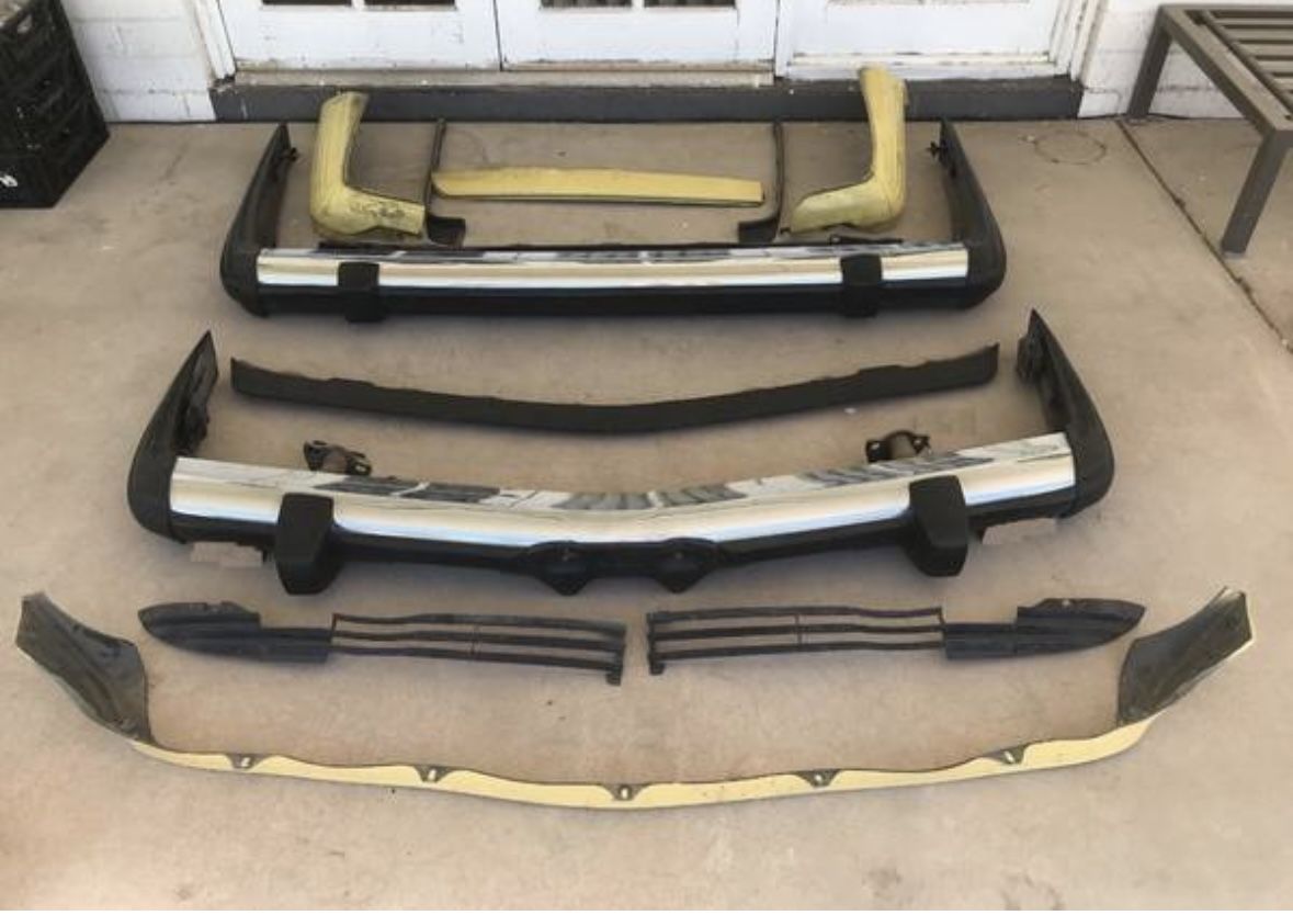 Mercedes 350SL 450SL 380SL 560SL R107 and C107 Front Rear Bumper parts