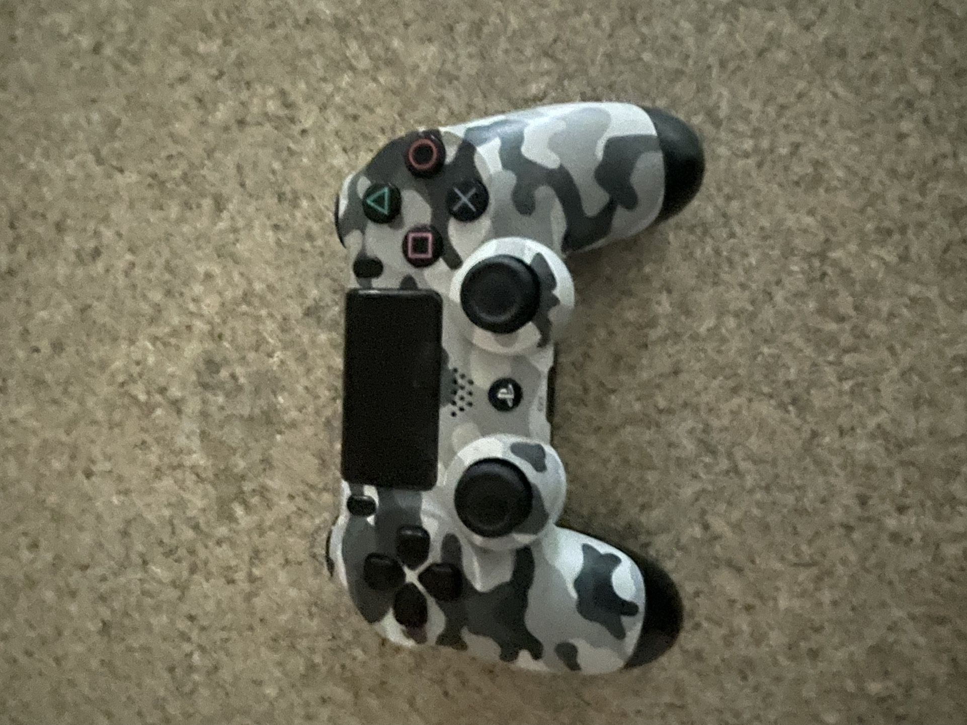 Gray PlayStation 4 controller 