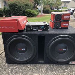 Subwoofer And Amplifier Audio set