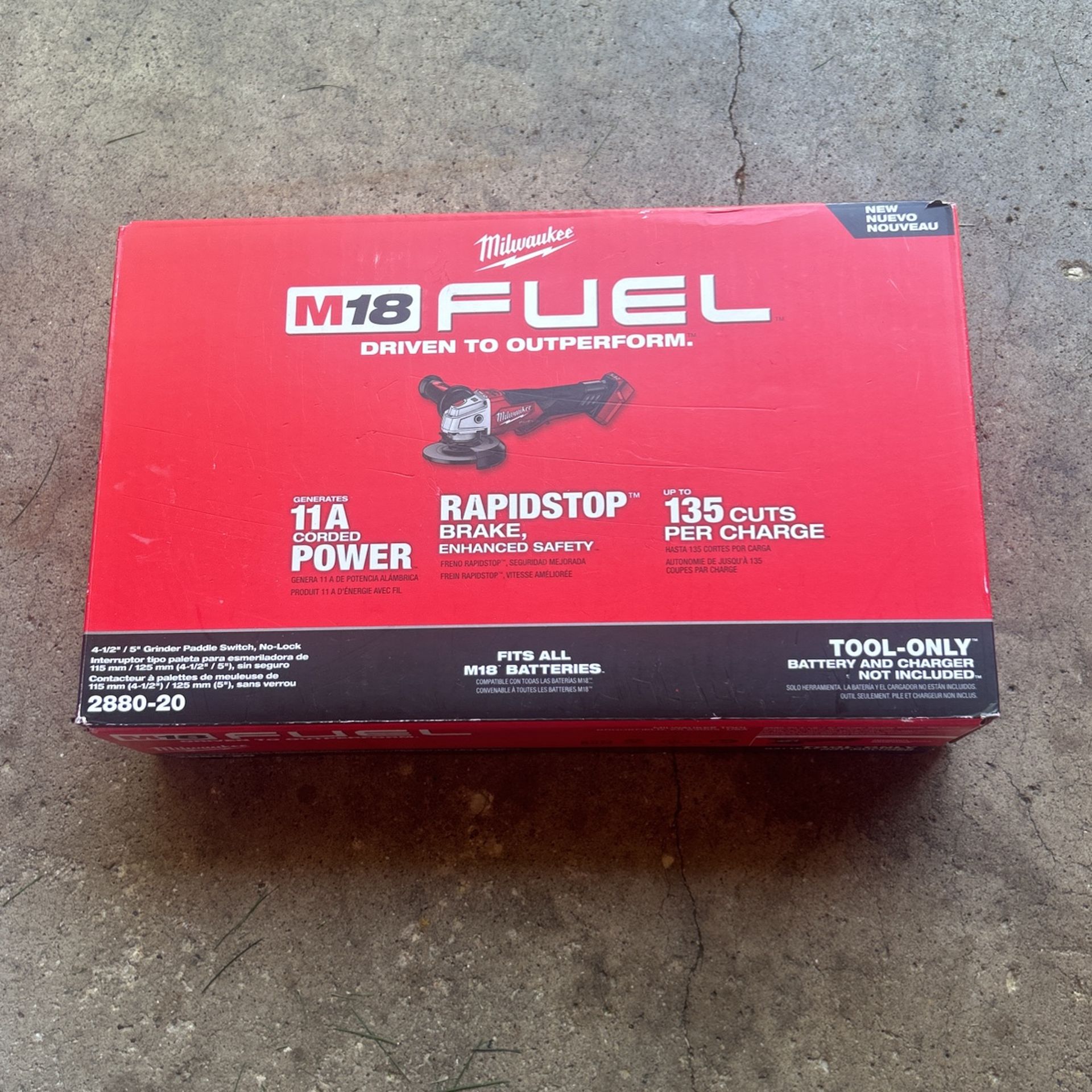 Milwakee 4-1/5 /5” Grinder Pedal Switch No Luck