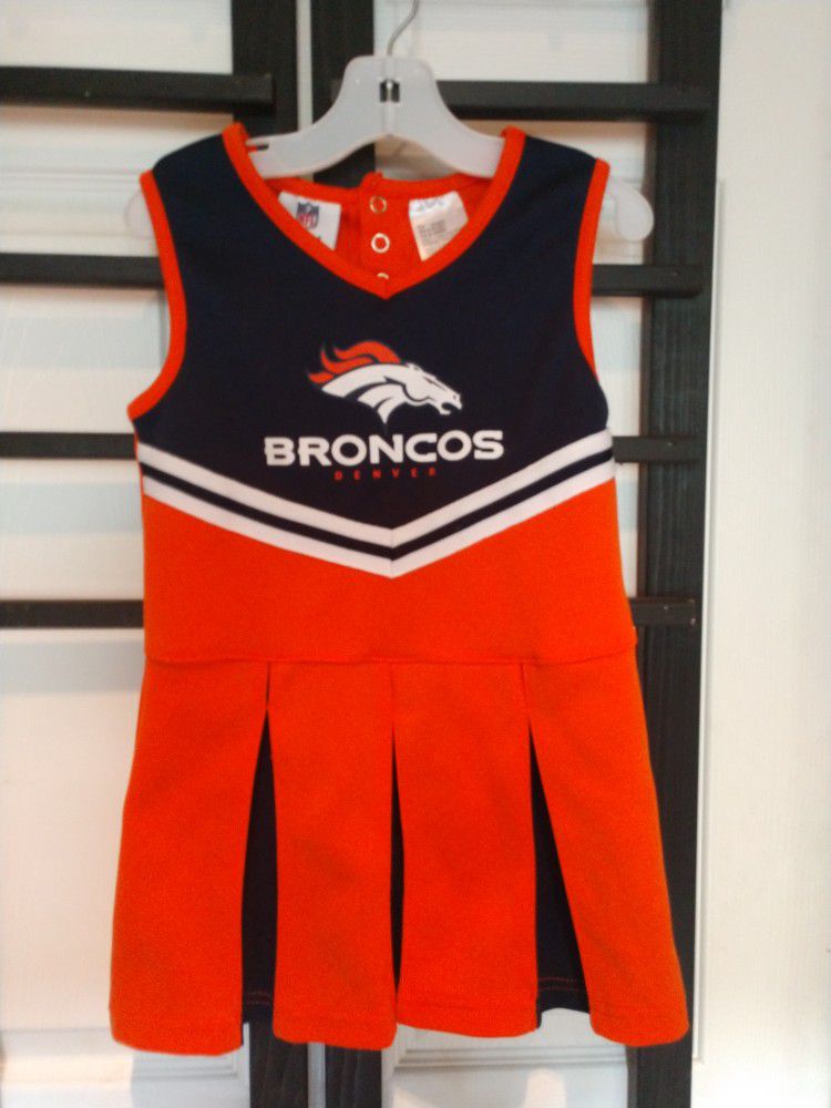Denver Broncos Cheerleading Suit Size 5-6