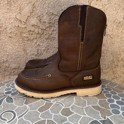 WORK BOOTS ARIAT SOFT TOE WATERPROOF SIZE 9.5 MENS 