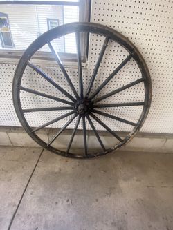 Amish Buggy Wheel