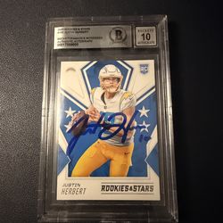 Justin Herbert Autographed Rookie Card
