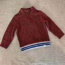 Red gap Kids Sweater Zip Up 18-24 Months