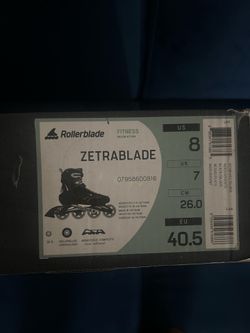 Rollerblade Zetrablade new in box size 8