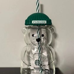 Official Starbucks Bearista Glass Cup