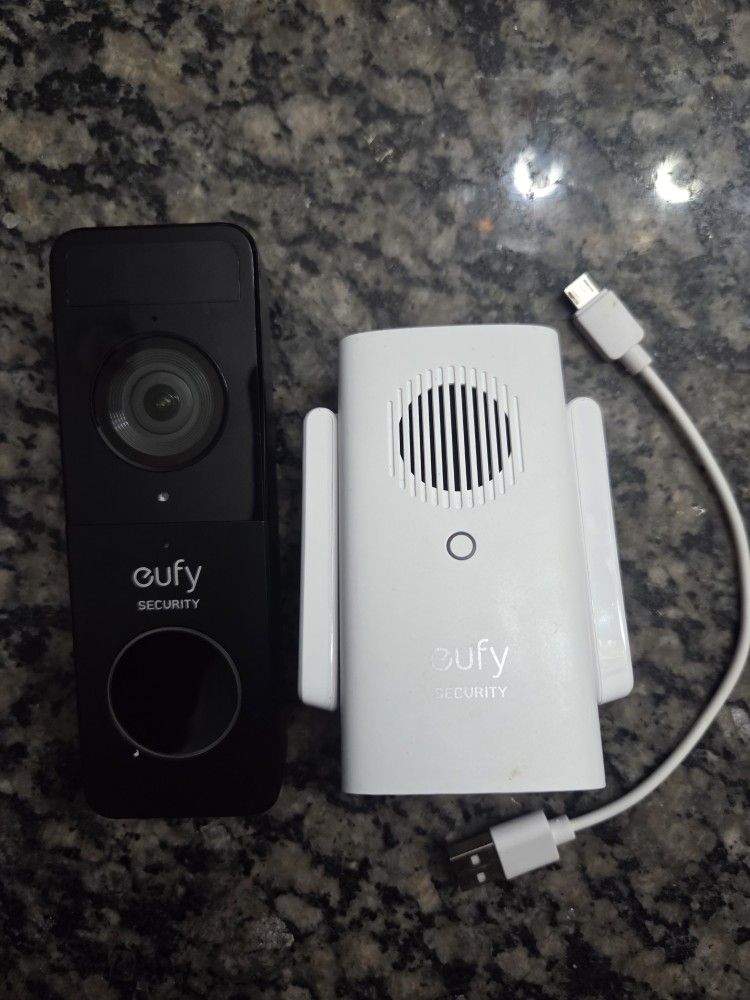 Eufy Wireless 1080p Video Doorbell with Chime, Locally Stored Data
