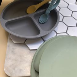 baby silicone dishware 