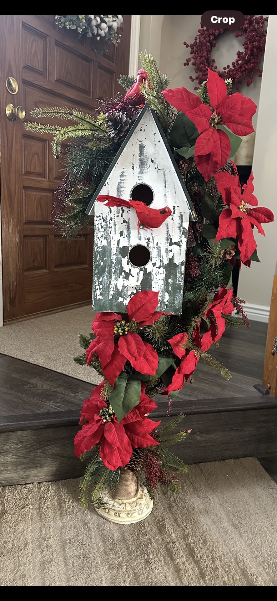 Poinsettia Birdhouse