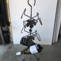 6-bottle Metal Wine Rack