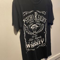 Psycho Realm Toke & Drink Whiskey Shirt