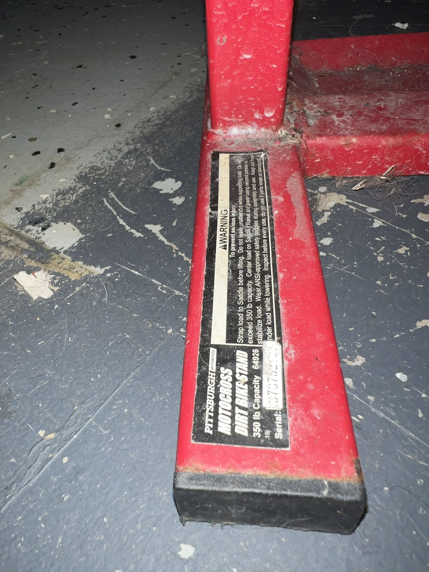 Motorcycle Stand 350 Lb
