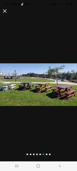 Rustic Folding Picnic Table
