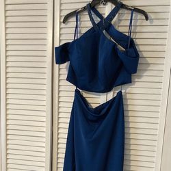  Brand new! Blue Off The Shoulder Dress 
