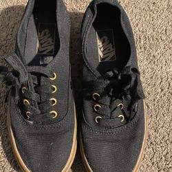 Vans Black And Gold 