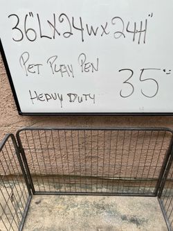 36”x24” pets play pen with door