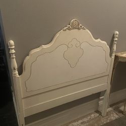 Twin Vintage Headboard and Footboard 