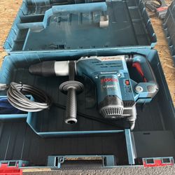 Bosch 13 Amp Corded 1-5/8 in. SDS-max Variable Speed Rotary Hammer Drill with Auxiliary Side Handle and Carrying Case